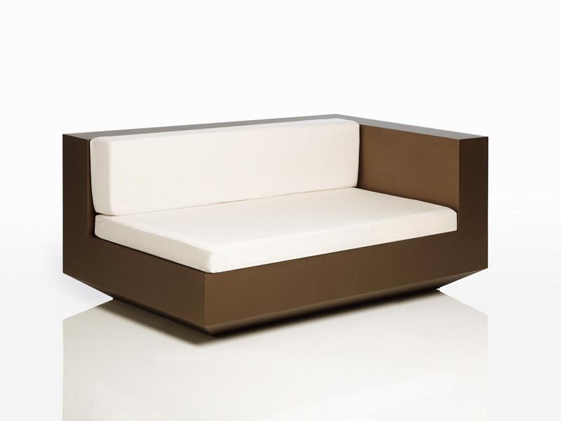 VONDOM Угловой садовый диван из полиэтилена Vela sun-id-1497896 - Вид №1