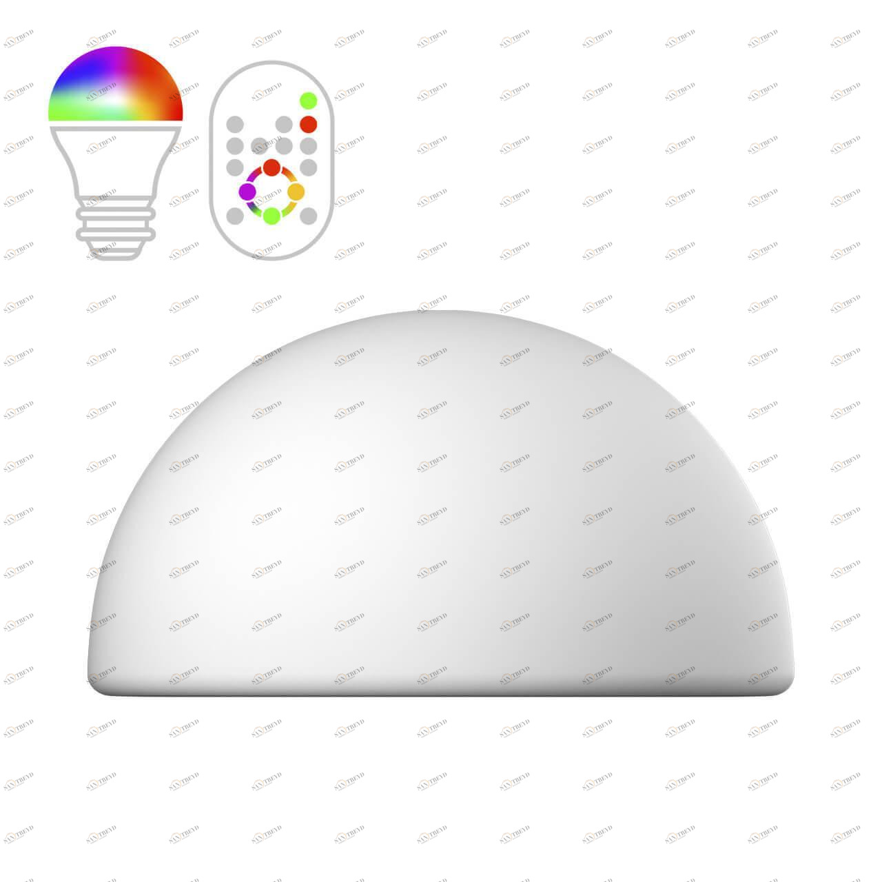Напольно-настольный светильник m3light Semisphere 21322540 M3LIGHT  313696 Белый 