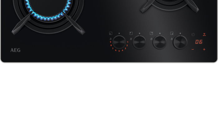 9124753 Газовая варочная поверхность AEG HKB64453NB STDN-0062374 - Вид №1