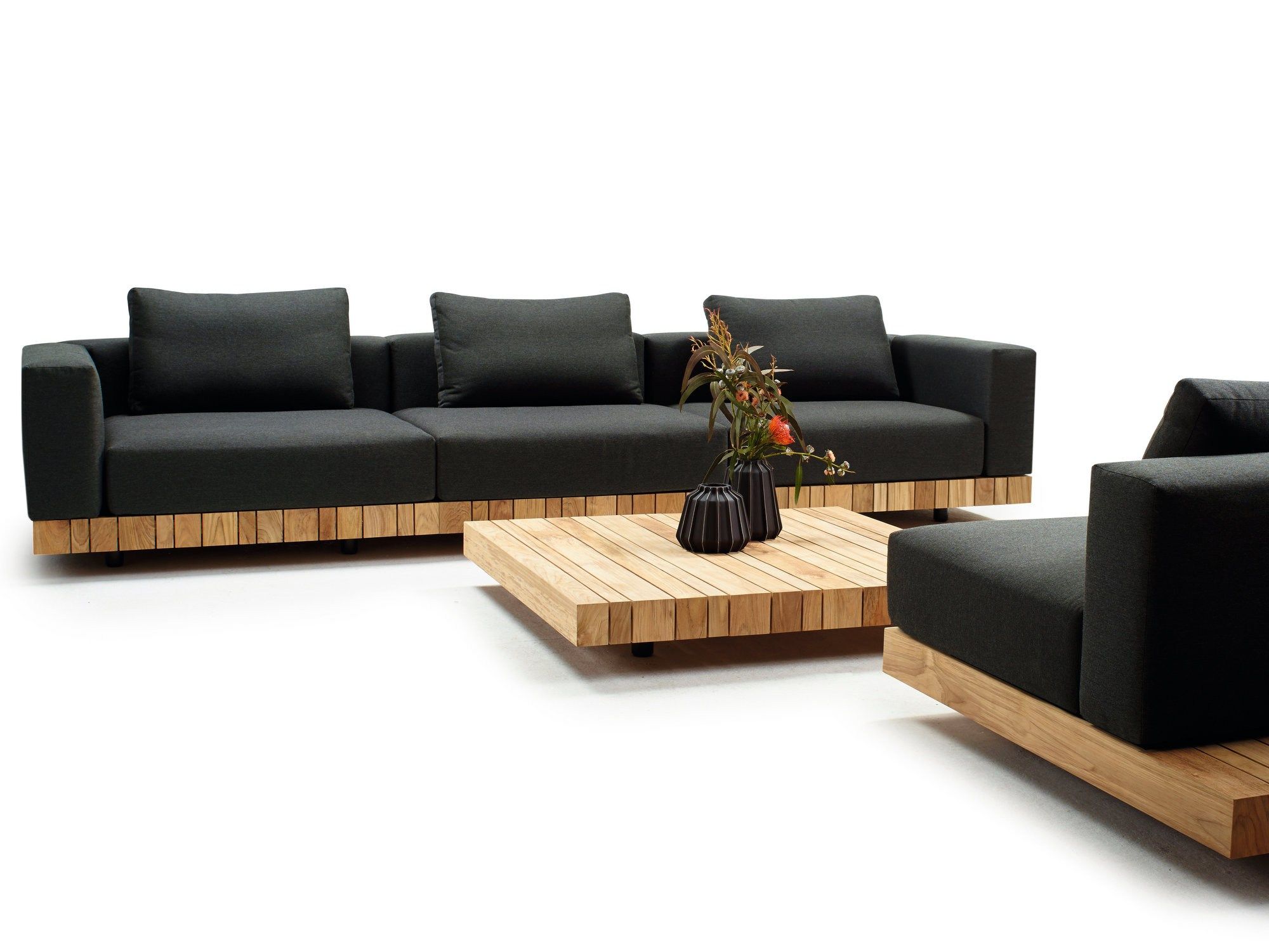 Садовый диван из тикового дерева solpuri Плато ARCH-00033669 - Вид №1