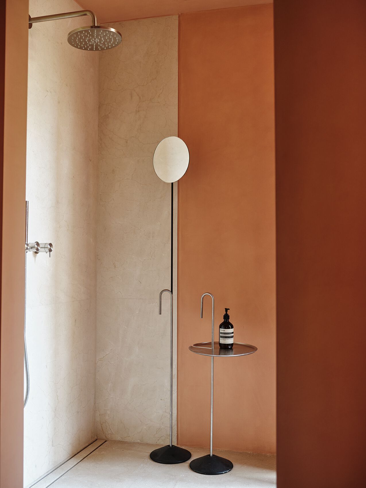 Напольное зеркало из стали с порошковым покрытием BD Barcelona батон ARCH-00151681 - Вид №5