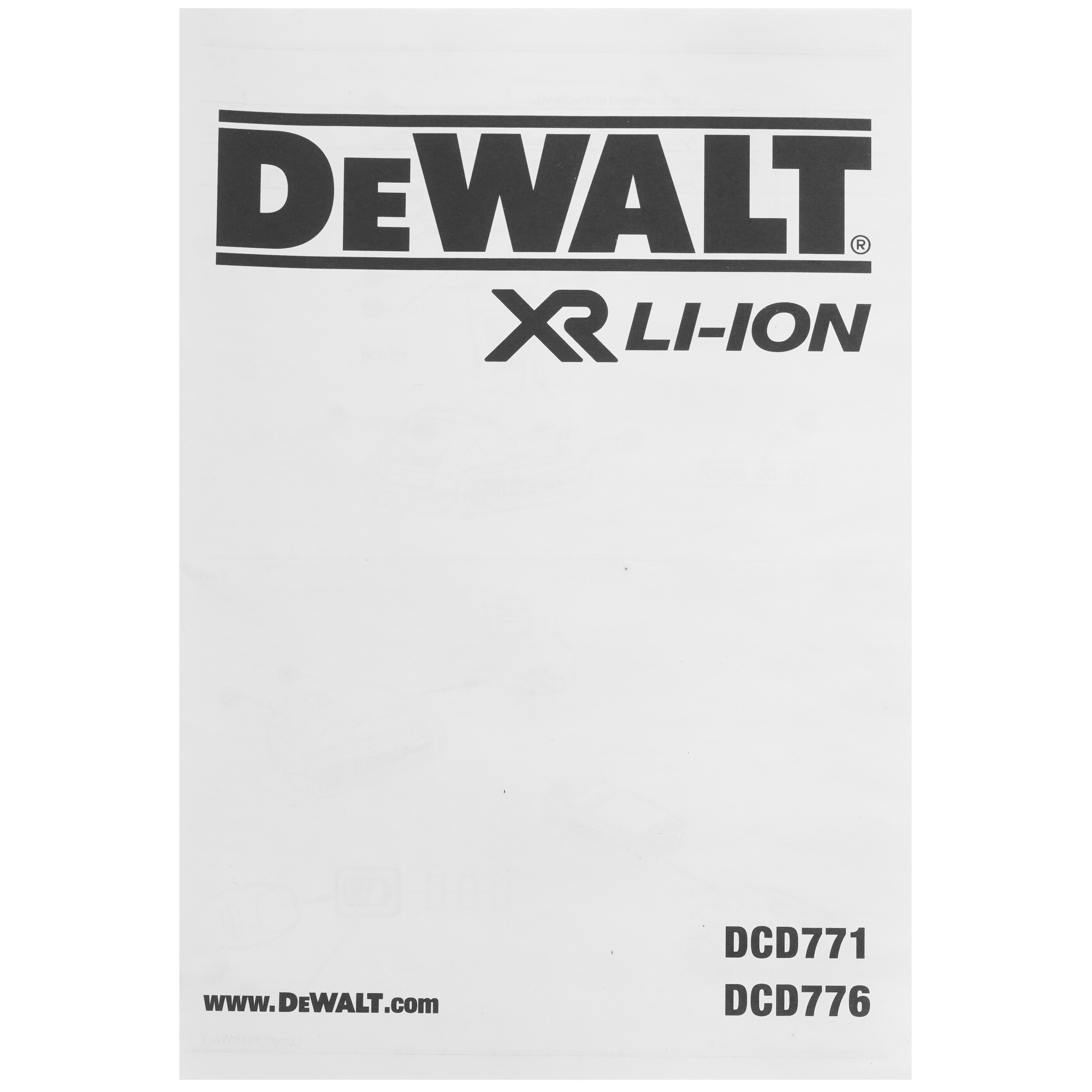 Дрель-шуруповерт DeWalt DCD771D2-KS XR FLEXVOLТ 18/54V 5437796 STDN-0069673 - Вид №7