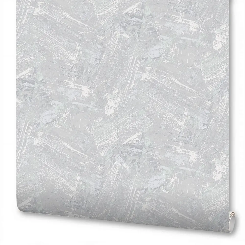 Флизелиновые обои Wallsecret Encanto — серые с текстурой для стильного интерьера 89363297 STLM-0816178