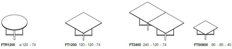 Ultom Прямоугольный стол для совещаний с системой управления кабелями Modi sun-id-1418729 - Вид №1