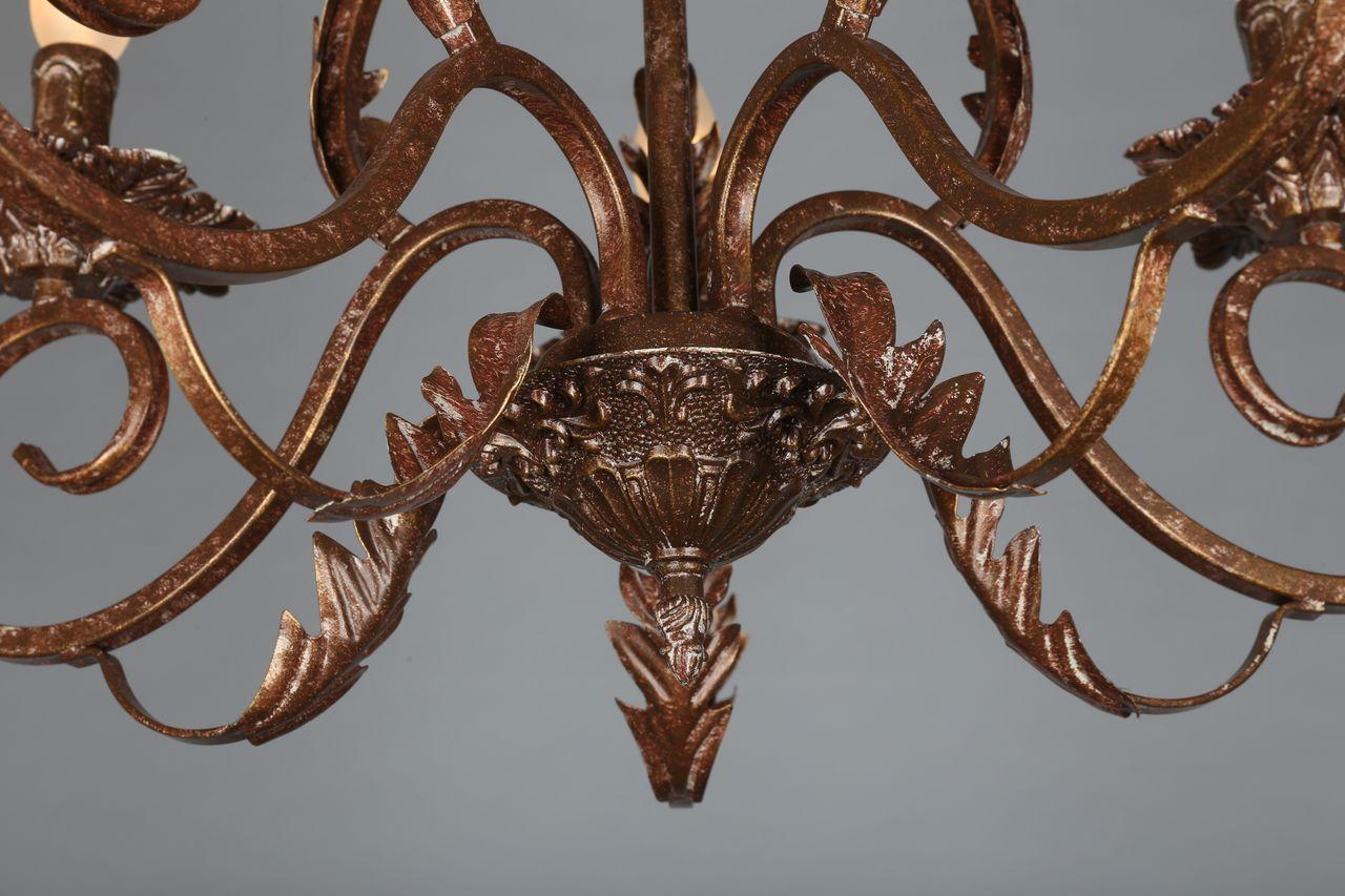 Подвесная люстра Omnilux OML-78203-05 OMNILUX ДИЗАЙНЕРСКИЕ 185634 Коричневый  - Вид №3