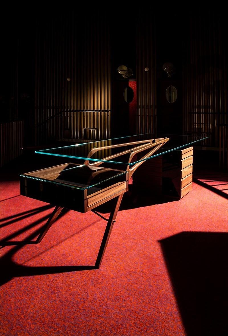 Zanotta Письменный стол с ящиками Carlo mollino cm 2020 sun-id-1507218 - Вид №9