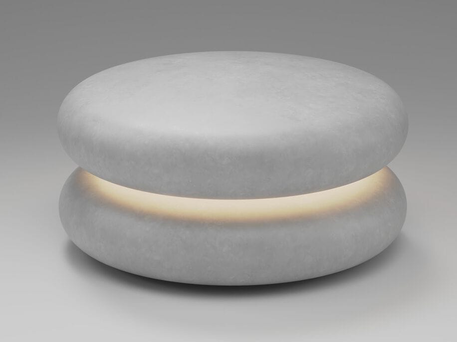 Бетонный светодиодный напольный торшер с диммером Deltalight CAMI ARCH-00121536 - Вид №1