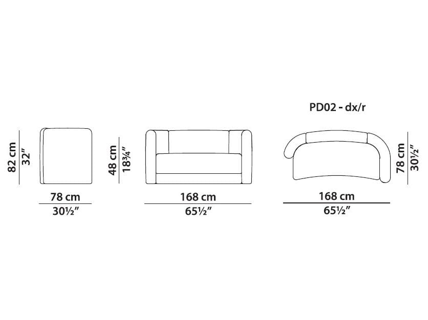 Кожаная скамья Baxter Clara ARCH-00130507 - Вид №7