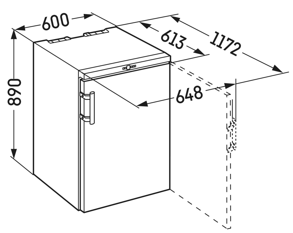 5457467 Винный шкаф Liebherr WKr 1811 красный STDN-0028591 - Вид №3