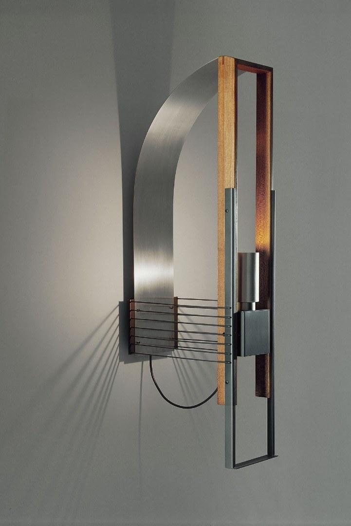 Martinelli Luce Настенный светильник из стали и дерева  1285  - Вид №3