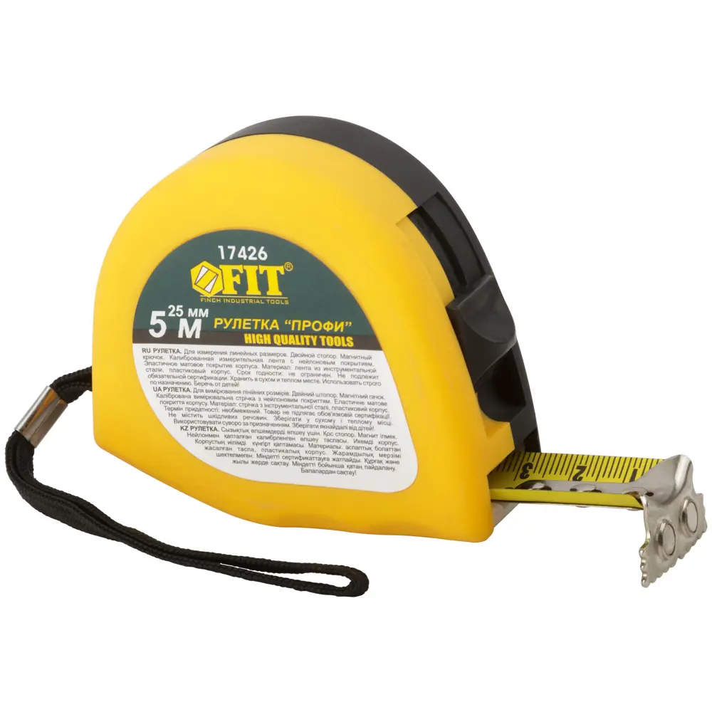 Рулетка Fit Профи 5 м x 25 мм 83847329 STLM-2172674 