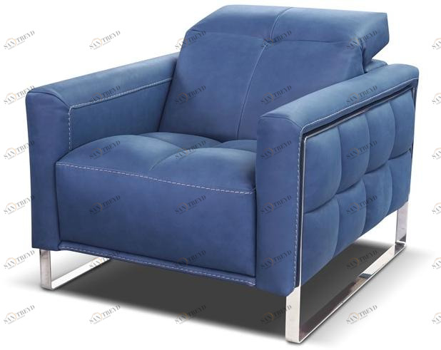 Rossini Sofas Мягкое кожаное кресло с подголовником Excelsior sun-id-1482230