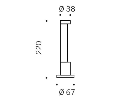 Литой алюминиевый светодиодный светильник SIMES палка ARCH-00141279 - Вид №5