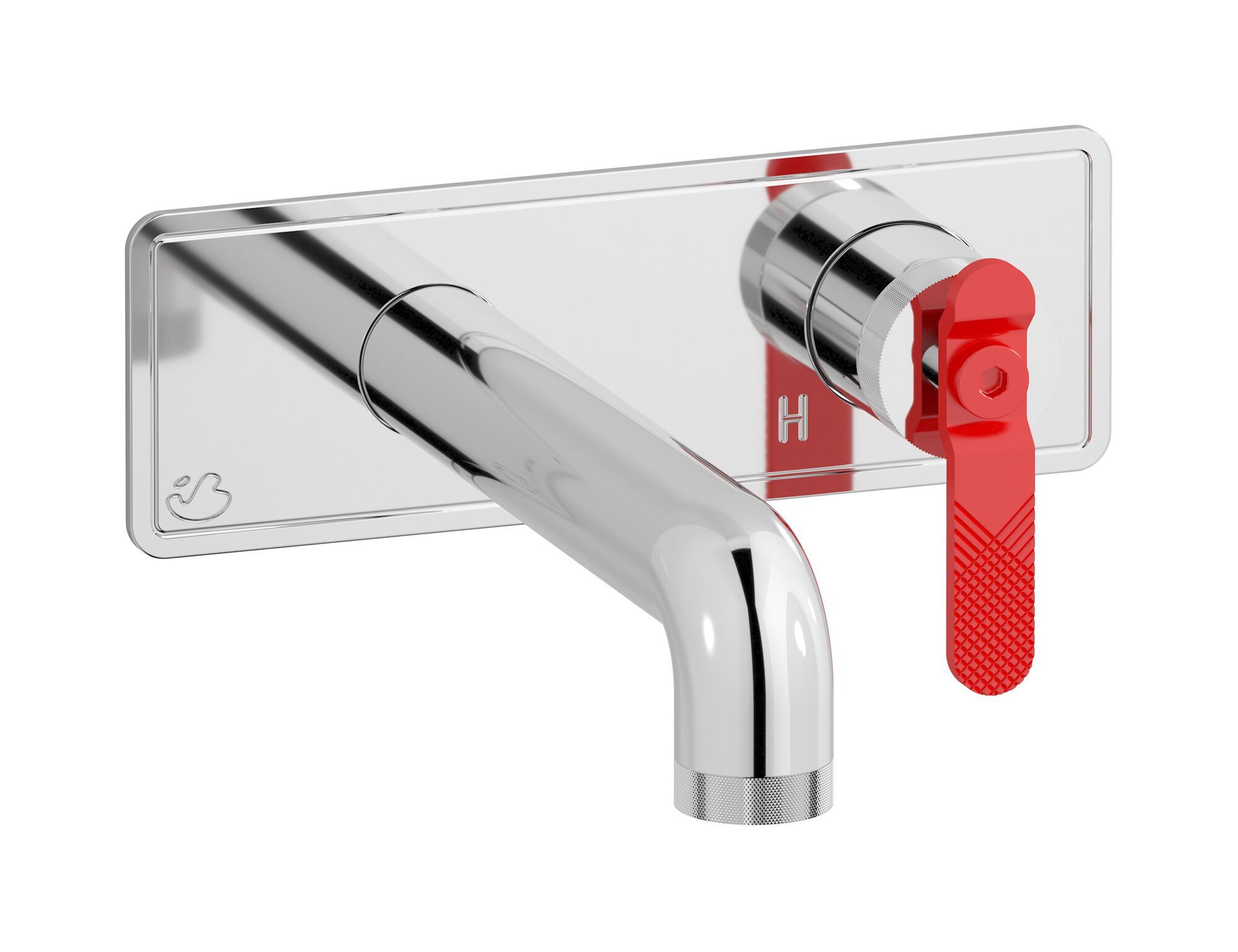 Однорычажный настенный смеситель для раковины с автоматическим сливом IB Bold ARCH-00071487 - Вид №3