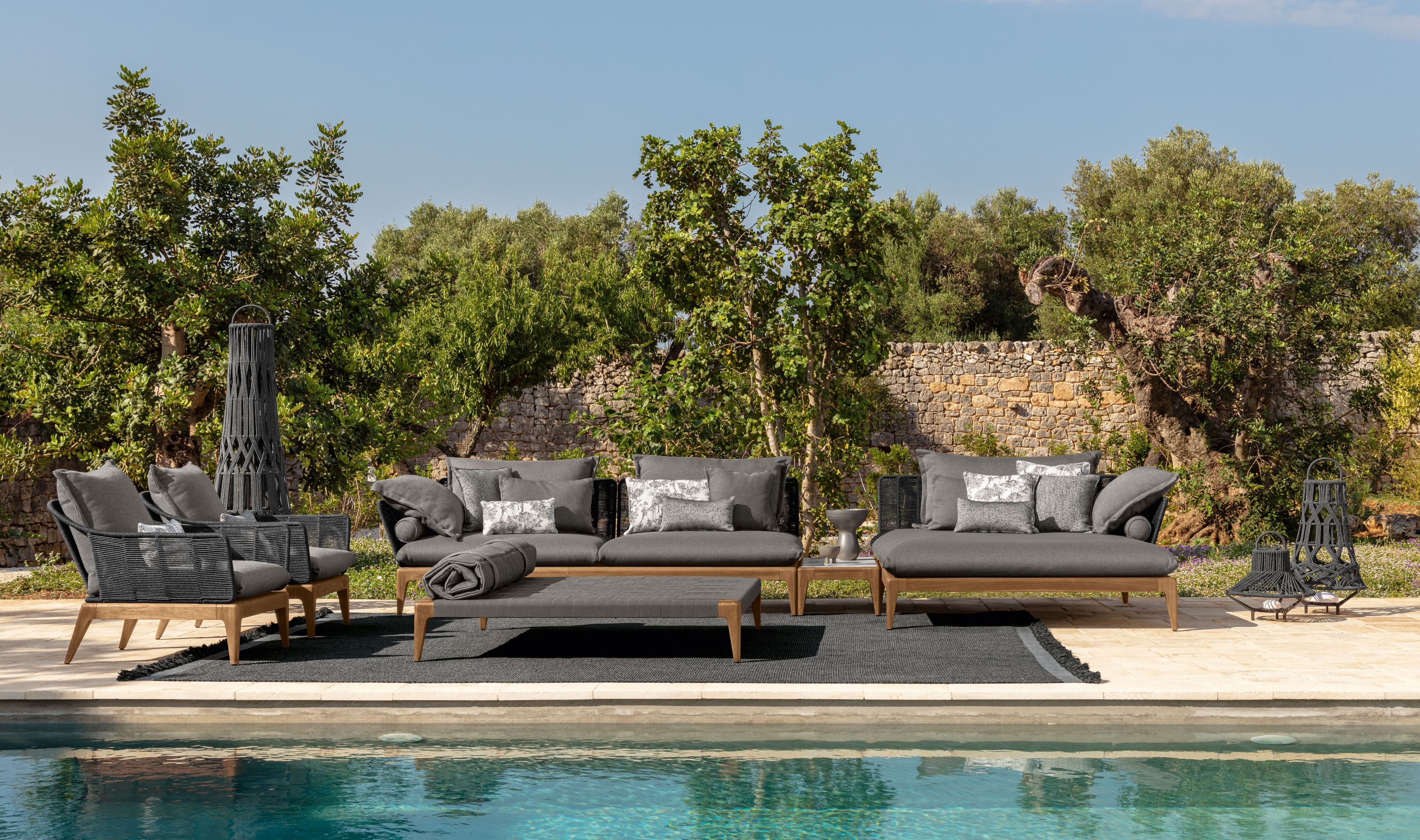 Журнальный столик из керамогранита Talenti Круизный тик ARCH-00062551 - Вид №2