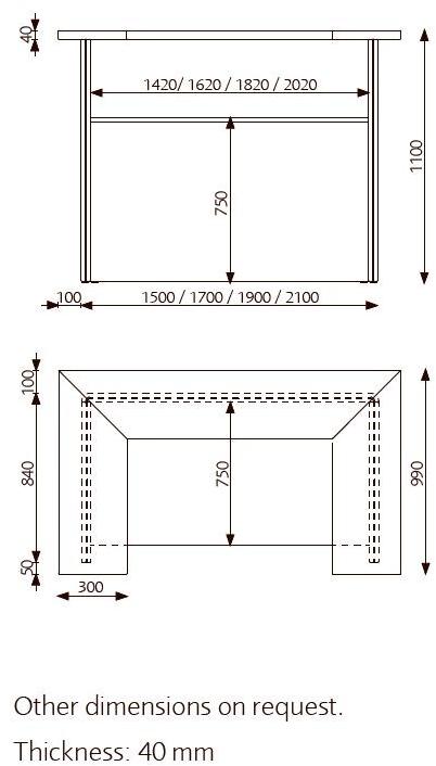 Glimakra of Sweden Стойка регистрации офиса с освещением Limbus sun-id-1486479 - Вид №2