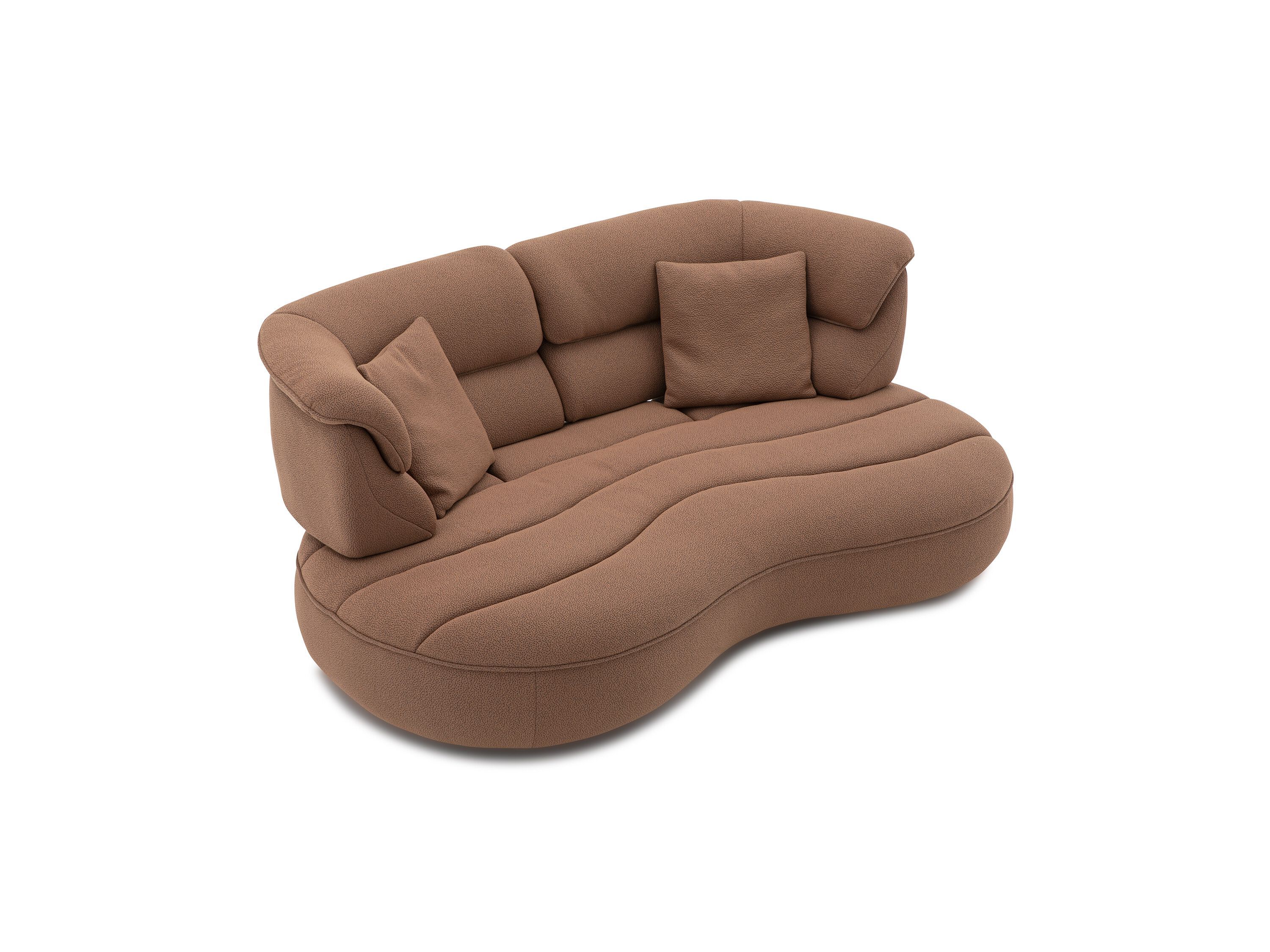 Модульный угловой диван из ткани CAMPO DE' FIORI SHROOM ARCH-00028651 - Вид №11