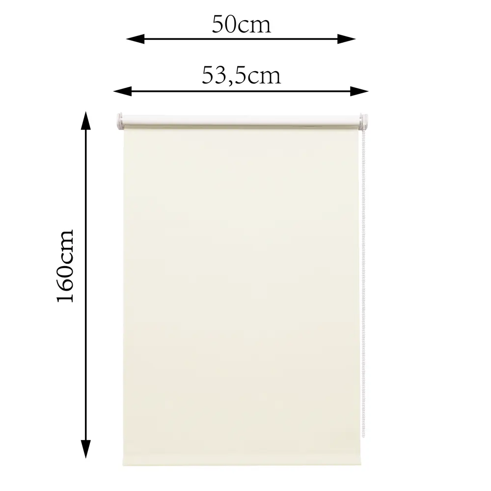 Штора рулонная блэкаут Inspire Santos 50x160 см экрю Cream 5 82688255 STLM-2148349 - Вид №8