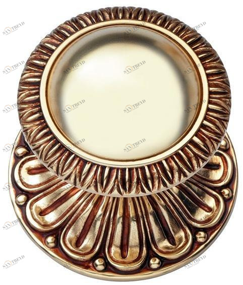 LINEA CALI' Ручка дверная из латуни в классическом стиле Ninfa sun-id-1495182