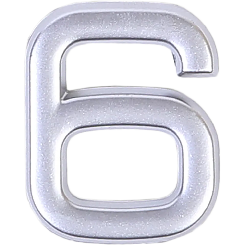 LARVIJ Цифра 6 самоклеящаяся для маркировки помещений 13603775 STLM-0003473