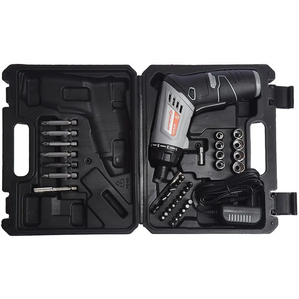 Аккумуляторная отвертка Интерскол ОА-3.6Ф с полным комплектом оснастки 89348684 STLM-0845195 - Вид №4