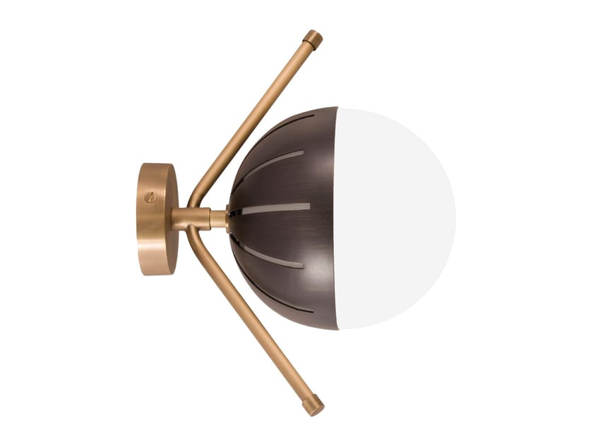 Светодиодный настенный светильник из металла и стекла Lampex Italiana Selene ARCH-00088332