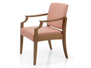 Мягкий стул с подлокотниками