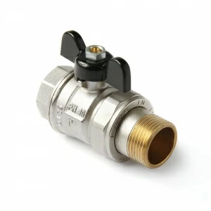 Кран шаровый 3/4 с нак. гайкой усиленный баб. Н-В РА