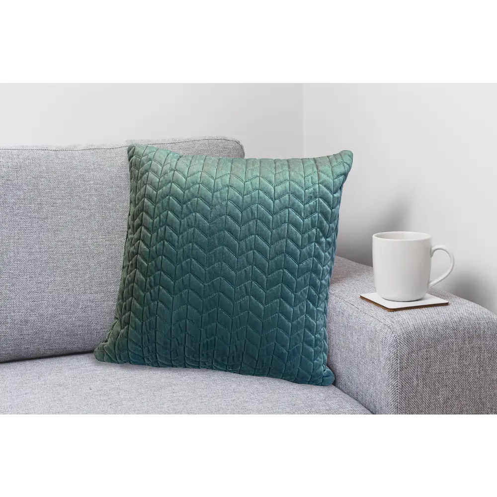 Подушка Seasons Geometric 43х43 см бархат цвет зеленый STLM-2121492 - Вид №3