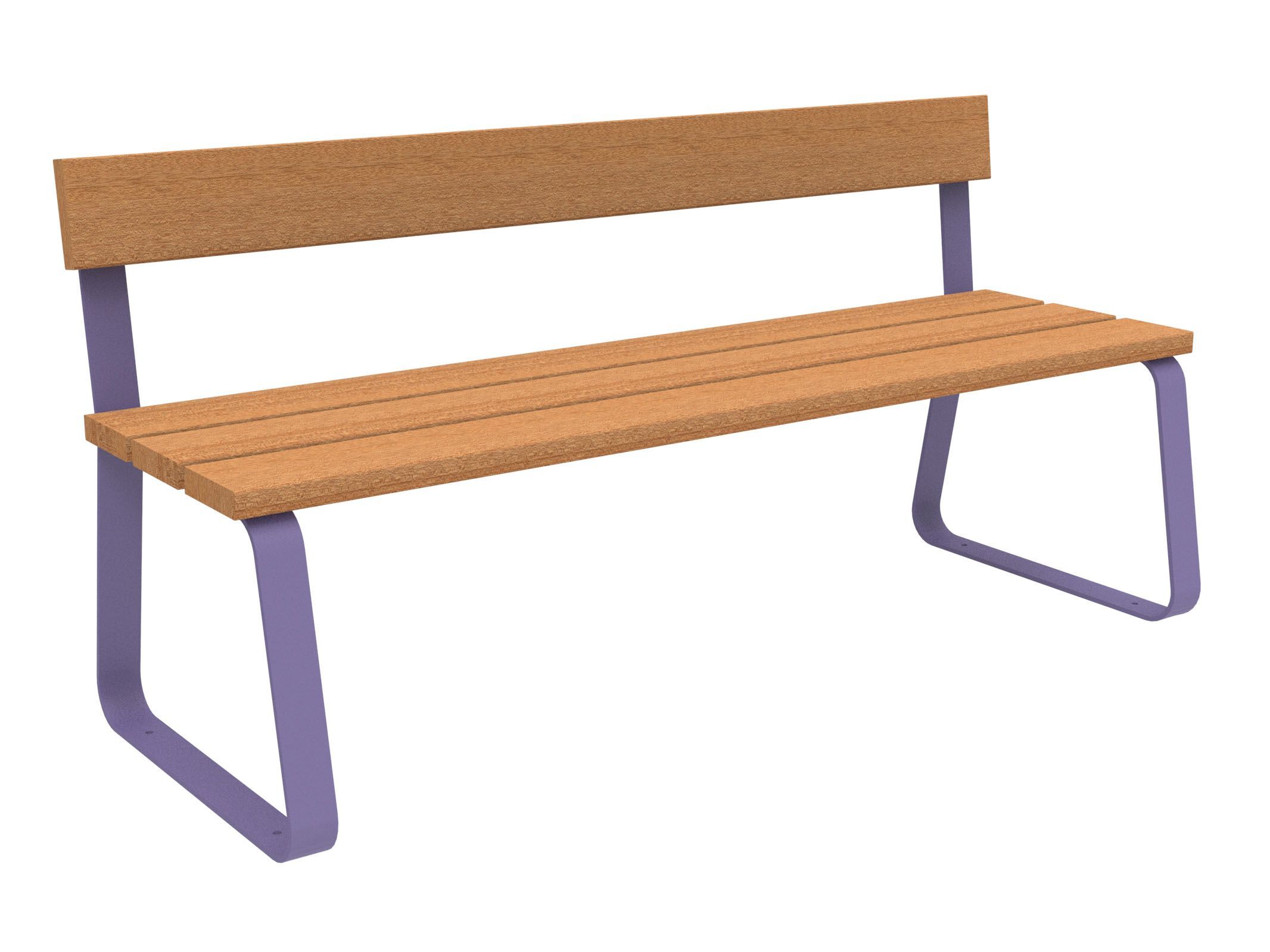 Скамья из окуме со спинкой Lazzari Sunny ARCH-00105754 - Вид №9