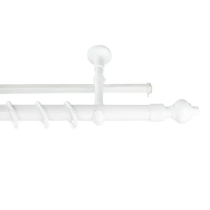 Двухрядный карниз DOMLEGRAND Кантри 160 см для элегантного оформления окон 89431387