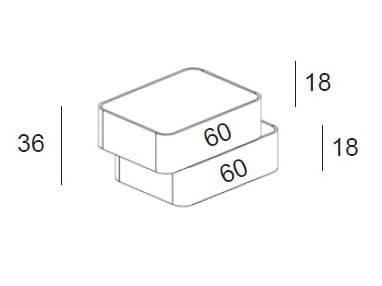 Модульная деревянная прикроватная тумбочка Voltan Elite ARCH-00026449 - Вид №1