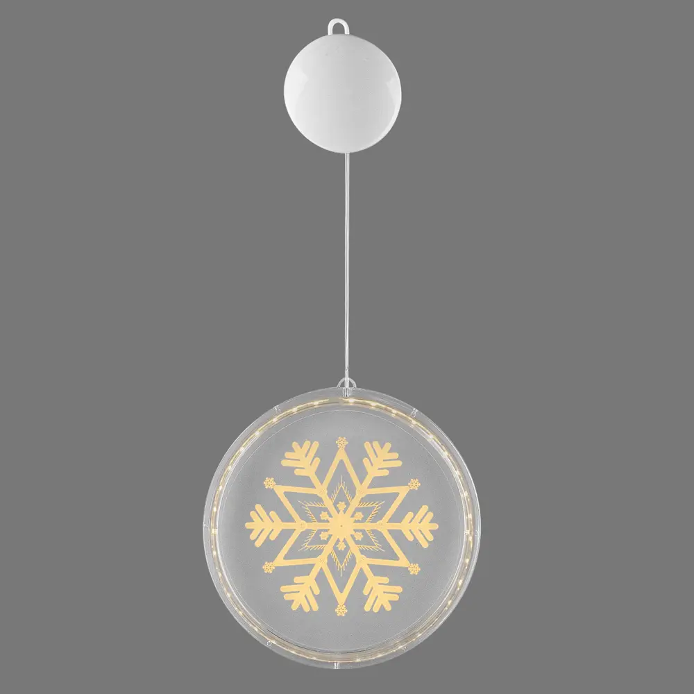 Светильник автономный "Snowflake 3D round" на батарейках, ? 22 см 82906431 STLM-2212576 RITTER  - Вид №4