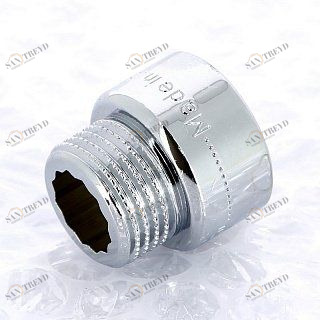Удлинитель НР-ВР хромированный 10х1/2" TIEMME 1500055