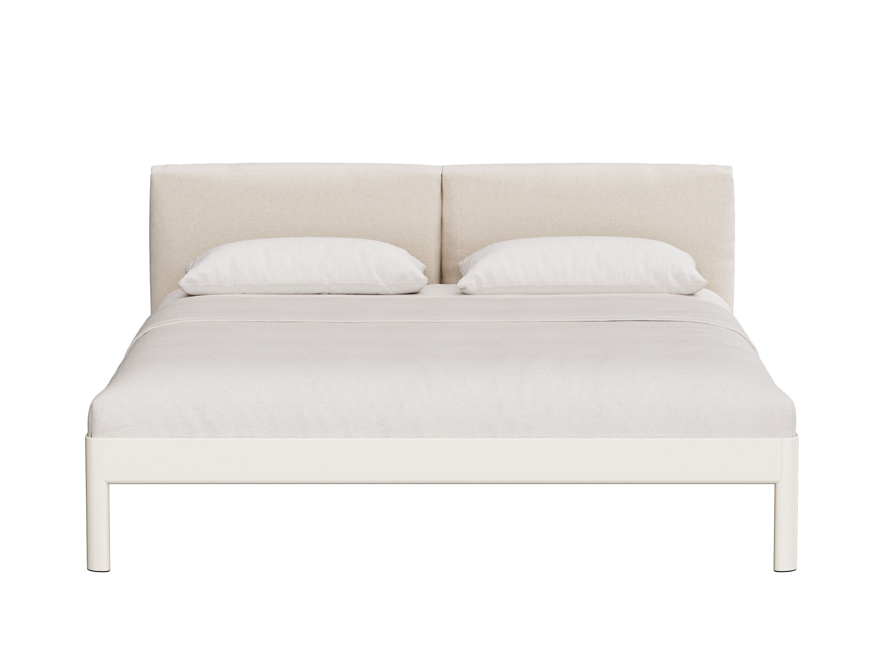 Алюминиевая двуспальная кровать с мягким изголовьем Noah Living Heia ARCH-00065654 - Вид №5