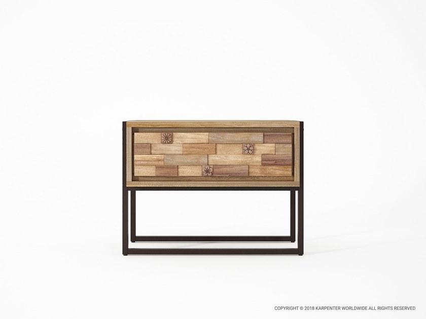 KARPENTER Прямоугольная тумбочка из тика Carv'n Cv09-t - Вид №1