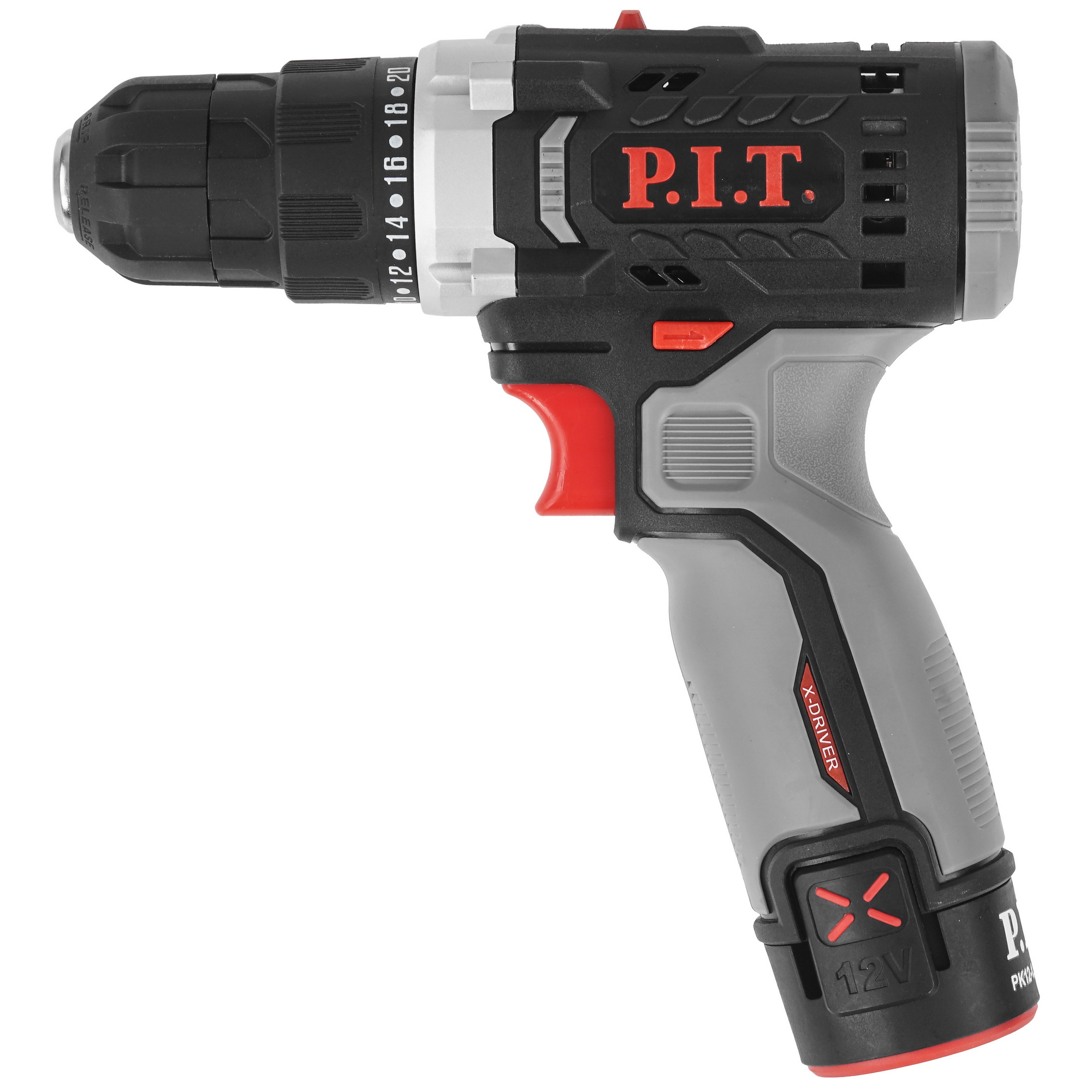 Дрель-шуруповерт PIT PBM12K-10A/2 X-DRIVER OnePower 12V 9086497 STDN-0080047