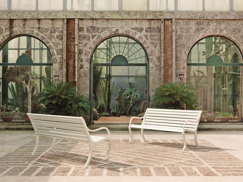 FAST Скамья из алюминия со спинкой Omnia selection sun-id-1387666 - Вид №2