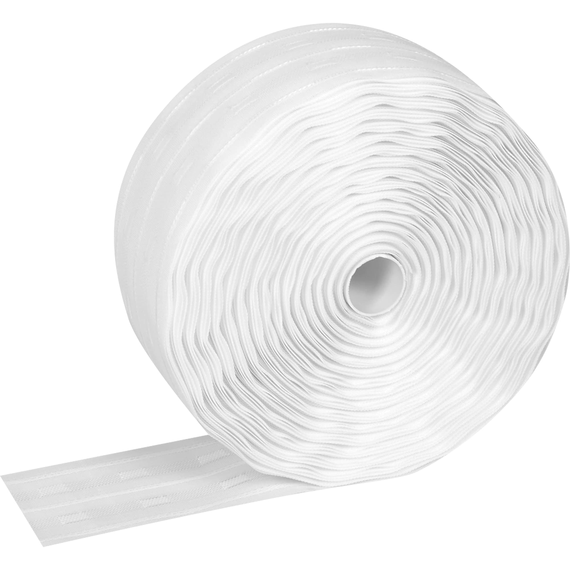 15707463 Лента шторная параллельная 65 мм цвет белый Santreyd 