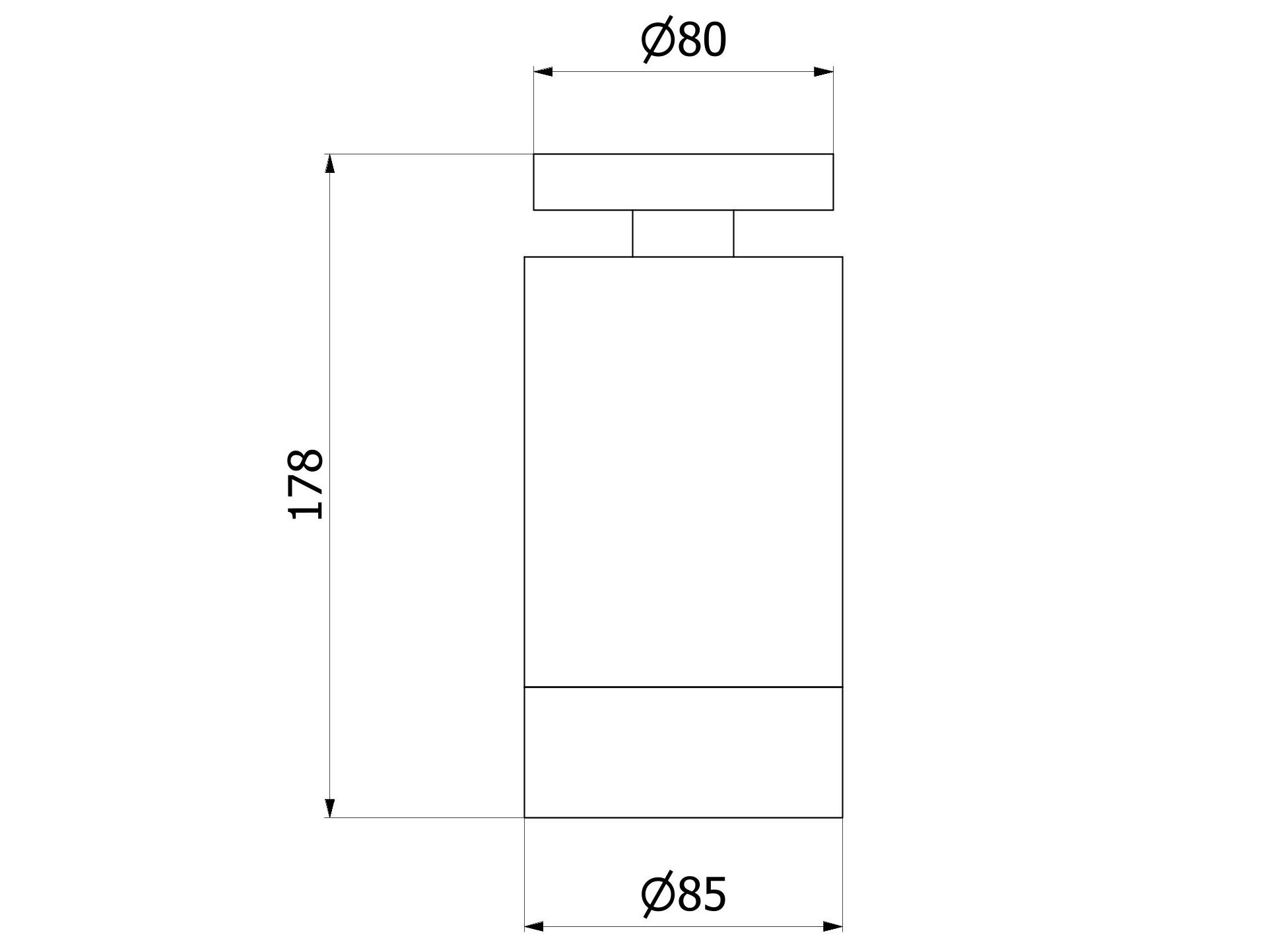 Круглая потолочная душевая головка IB цвет ARCH-00126415 - Вид №1