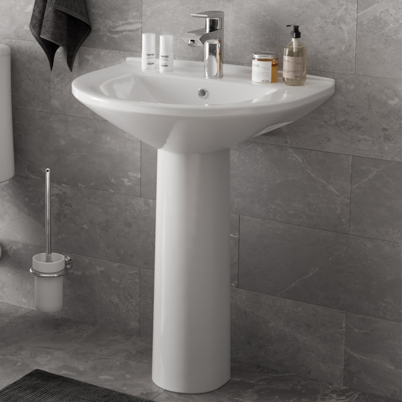 W 101 Умывальник + пьедестал 22,77 кг. GESSO 