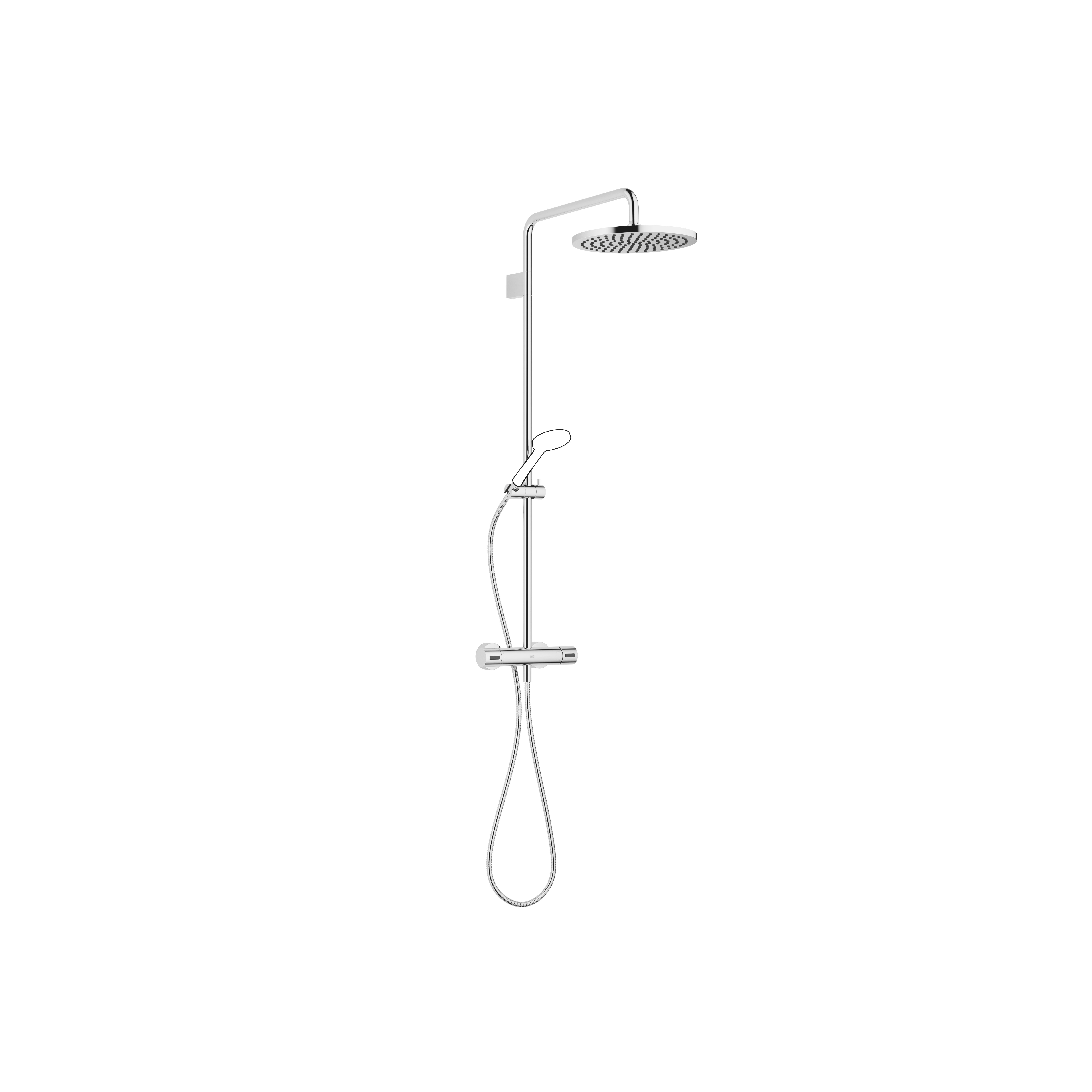 Showerpipe с термостатом для душа без ручного душа - Хром DornBracht 34460979-00