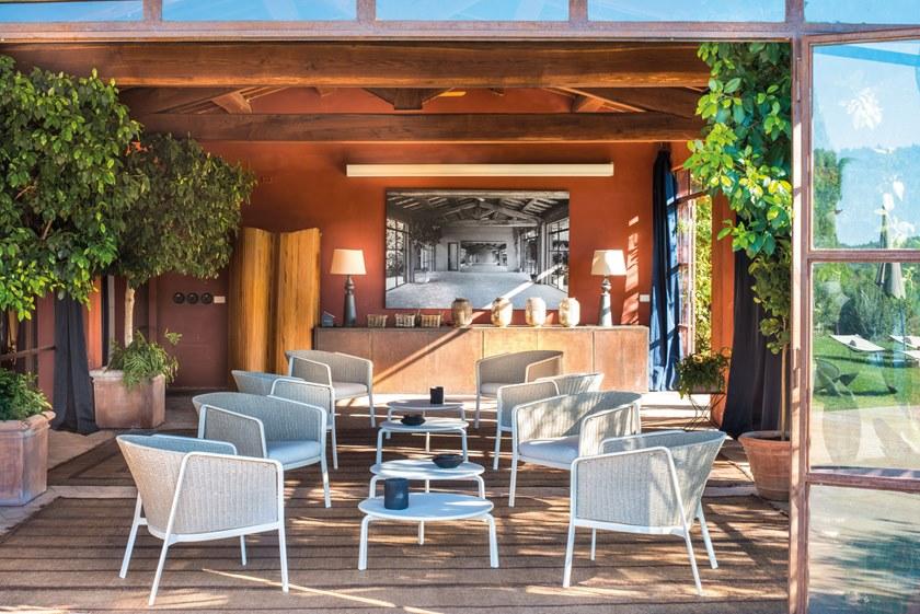 emu Кресло для отдыха из алюминия и плетеной веревки Carousel 1216 - Вид №9