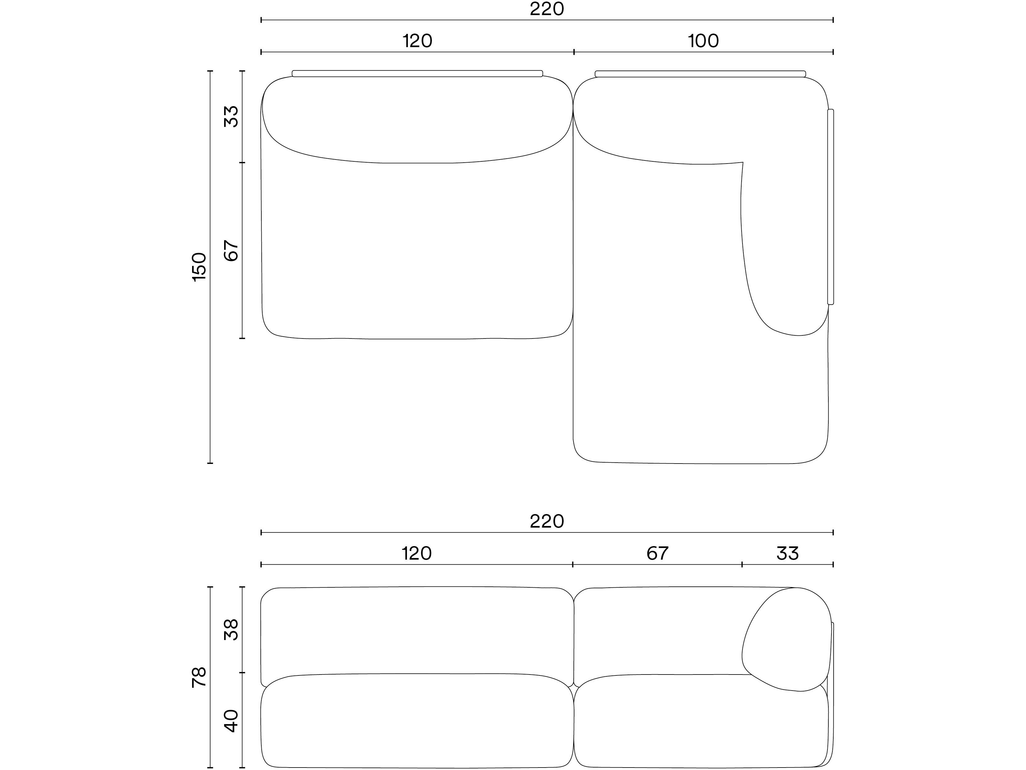 Диван шезлонг 2 местный открытый Noah Living торий ARCH-00023113 - Вид №24