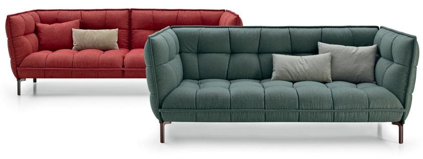 B&B Italia Тафтинговый диван из ткани Husk sun-id-1447433 - Вид №2