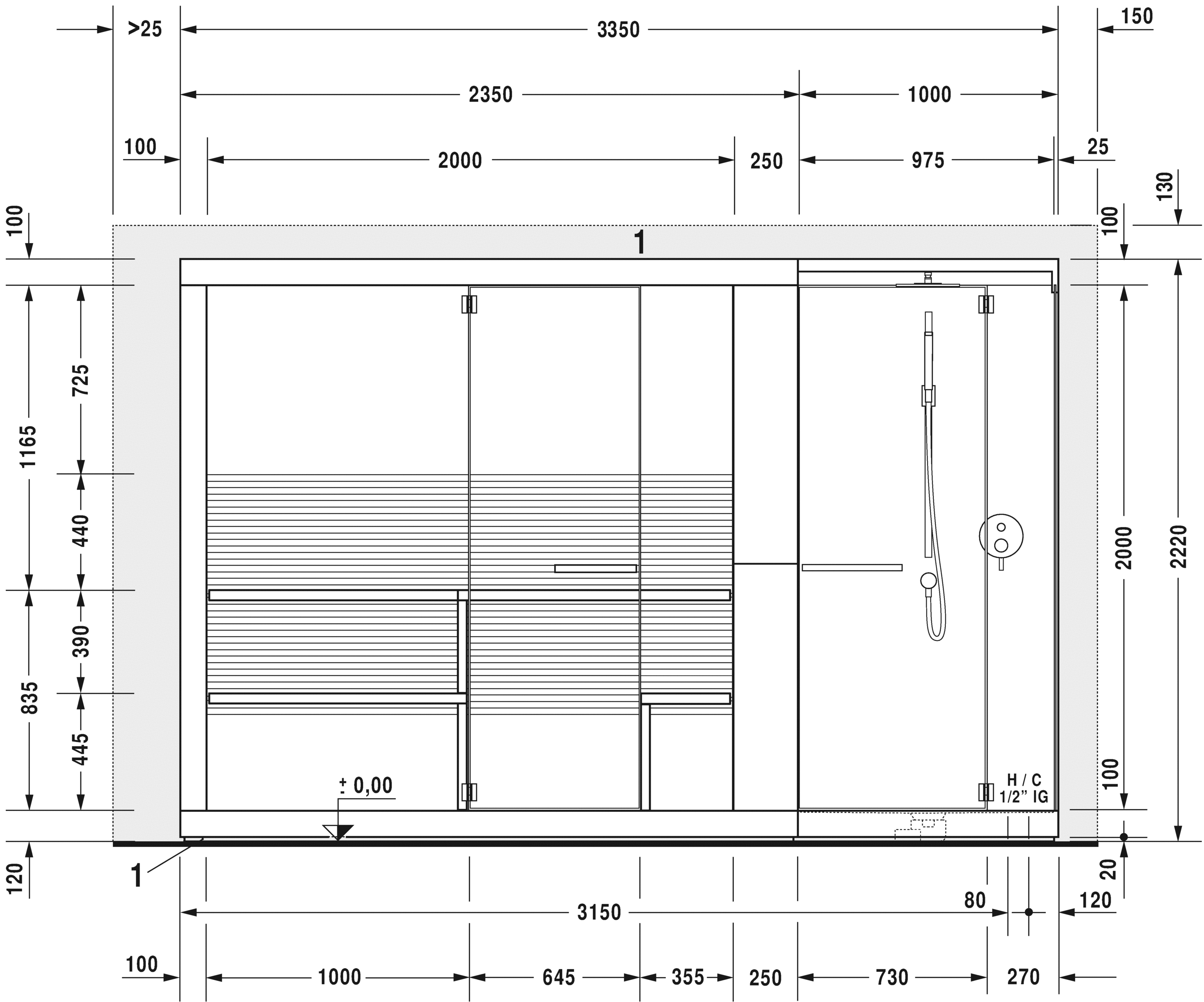 750822002011000 Inipi Сауна Inipi Ama, отдельно стоящая
Исполнение: белый глянцевый (декор) Белый глянцевый декор Duravit  - Вид №6