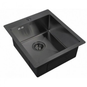 Zorg INOX-PVD 4551 GRAFIT Мойка кухонная прямоугольная Zorg