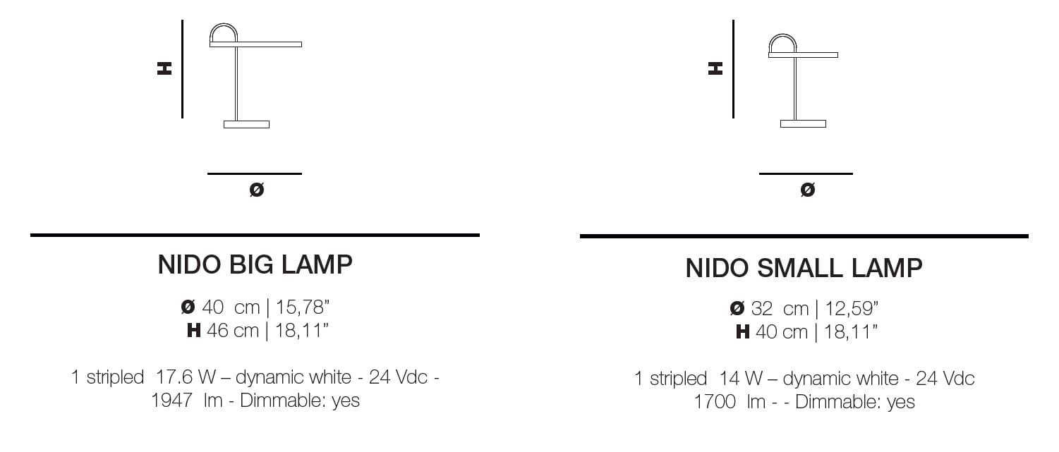 Dynamic-White стальная настольная лампа Euroluce Lampadari гнездо ARCH-00072958 - Вид №5