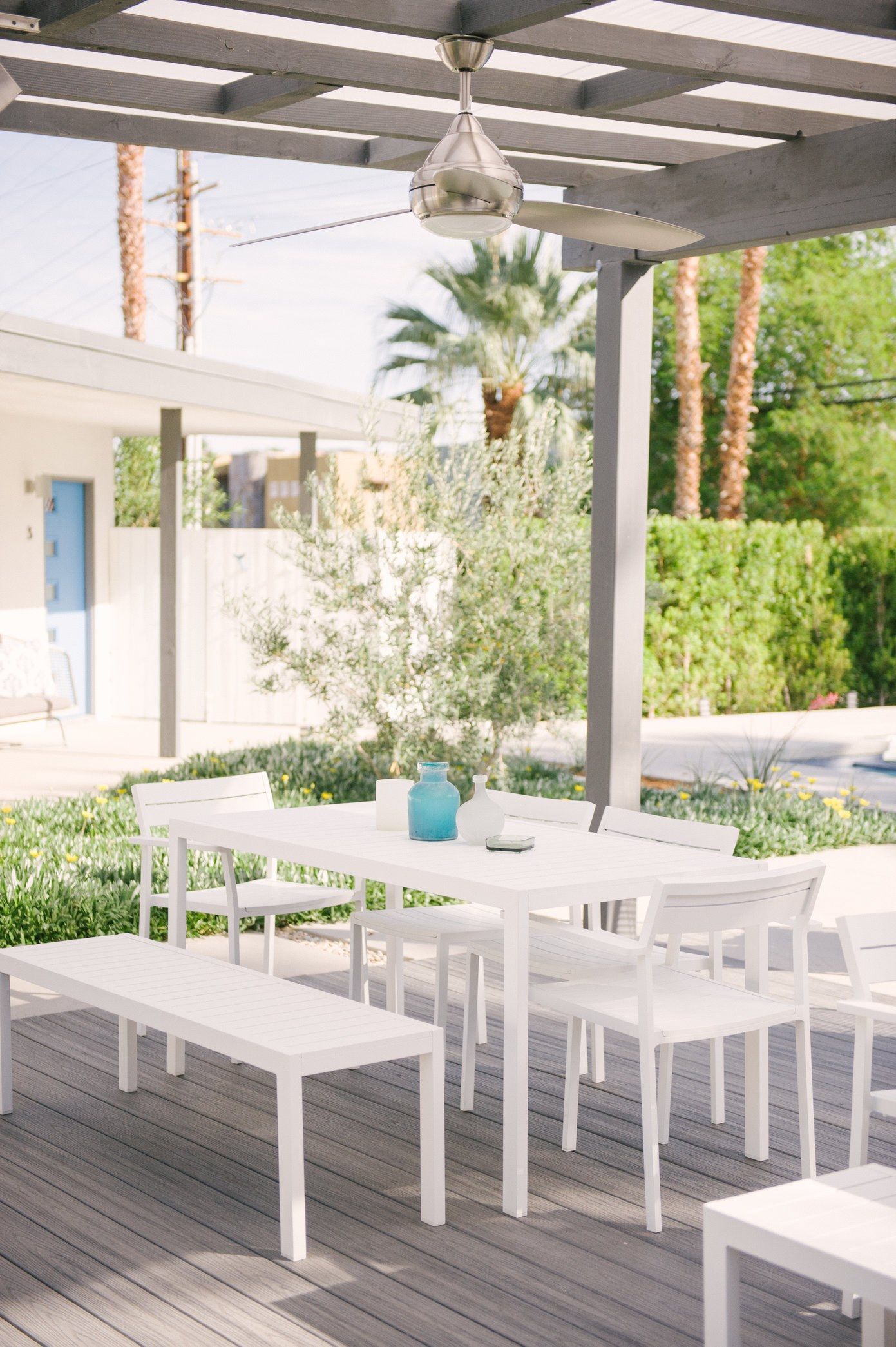 Прямоугольный алюминиевый стол с порошковым покрытием Case Eos ARCH-00062107 - Вид №7