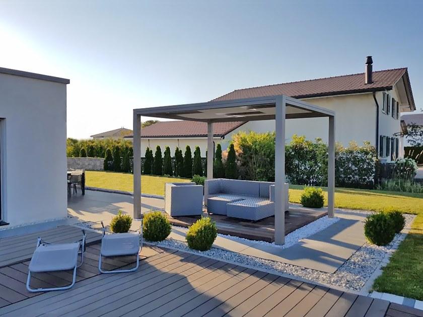 Giulio Barbieri Самонесущая пергола из алюминия и пвх sun-id-1360954 - Вид №8